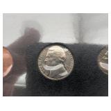 Return to Monticello Nickel Sets (2) & 1980s Stamp Sheet & 5-Coin Folder