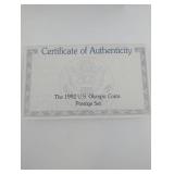 United States Mint 1992 Olympic Coins Prestige Set