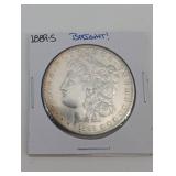 1889-S Morgan Silver Dollar - United States One Dollar Silver Coin