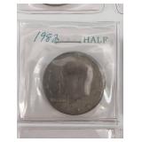 Kennedy Half Dollar Lot - 16 Coins in Protective Flips (1981-S to 2000)