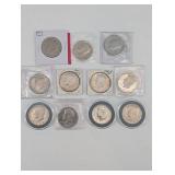 Lot Of 11 Uncirculated Kennedy Half Dollars