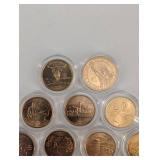 14 Gold Plated Statehood Quarters