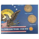 Shell Presidential Collector Coins - 2 Card Display Set (Presidential Portraits)