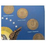 Shell Presidential Collector Coins - 2 Card Display Set (Presidential Portraits)