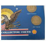 Shell Presidential Collector Coins - 2 Card Display Set (Presidential Portraits)