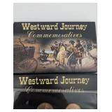 Westward Journey Commemoratives 2003 Sacagawea Dollar 4-Box Set Philadelphia & Denver