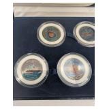 Morgan Mint Colorized State Quarters 1999 Inaugural Edition - 6 Coin Set
