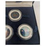 Morgan Mint Colorized State Quarters 1999 Inaugural Edition - 6 Coin Set