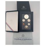 United States Eisenhower Centennial Coin Prestige Set 1990 with Certificate of Authenticity