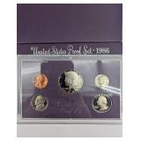 United States Mint Proof Sets (Lot of 7) - 1986-1992