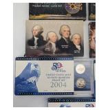 United States Mint Westward Journey Nickel Series Coin Set & 50 State Quarters Proof Sets (2004-2007)