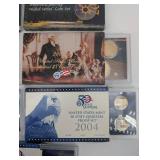 United States Mint Westward Journey Nickel Series Coin Set & 50 State Quarters Proof Sets (2004-2007)