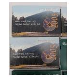 Westward Journey Nickel Series Coin Set (2005) - US Mint Proof Sets (1995, 1997, 1998) - Wartime Steel Cents