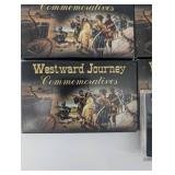 Westward Journey Commemoratives - Box Set (4 Boxes) & Sacagawea Dollar 2001 Philadelphia & Denver