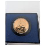 1971 Eisenhower Dollar in Display Case with Westward Journey Nickel Set & Colorized Lincoln Cents