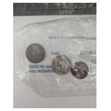 1971 Eisenhower Dollar in Display Case with Westward Journey Nickel Set & Colorized Lincoln Cents