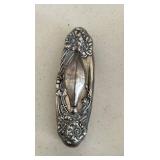 Sterling Silver Vanity Set - Hand Mirror, Hairbrush, Powder Box & Accessories