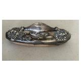 Sterling Silver Vanity Set - Hand Mirror, Hairbrush, Powder Box & Accessories