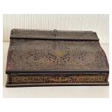 Antique 19th Century Napoleon French Boulle Lap Writing Desk With Key