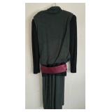 Norma Walters Couture Vintage Dress - Size 10 - Wool Mohair Nylon Blend