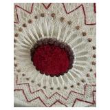 Vintage Rare Large Design DON FREEDMAN Retro Macrame Woven Wall Hanging - 1976