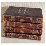 Selmar Hess Great Men & Famous Women 4-Volume Set Vols I-IV 1894 Edited by Charles F. Horne Leather Books