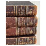 Selmar Hess Great Men & Famous Women 4-Volume Set Vols I-IV 1894 Edited by Charles F. Horne Leather Books