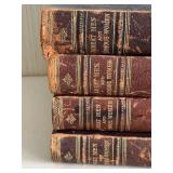 Selmar Hess Great Men & Famous Women 4-Volume Set Vols I-IV 1894 Edited by Charles F. Horne Leather Books