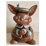 Vintage Cookie Jar by California Originals #724 Ceramic Easter Bunny Rabbit