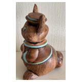Vintage Cookie Jar by California Originals #724 Ceramic Easter Bunny Rabbit