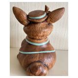 Vintage Cookie Jar by California Originals #724 Ceramic Easter Bunny Rabbit