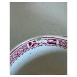Antique Staffordshire 15-Piece Dog Themed Transferware Child Sized Tea Set
