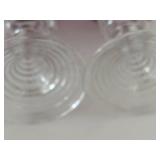 Venetian 19th Century Purple Glass Goblets - Pair of Stemware