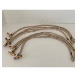 Vintage 6 pieces Yacht Boat Mooring Lines - 24 Inch Long