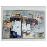 Don Gabbert Painting - Galerie Scene & White Dresses Framed Art