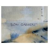 Don Gabbert Painting - Galerie Scene & White Dresses Framed Art