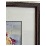 Don Gabbert Painting - Galerie Scene & White Dresses Framed Art