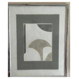 Framed Study in Grey III - Edition 57/300, 1979 Lithograph by A. Wood