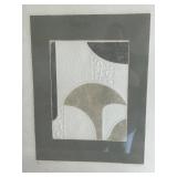 Framed Study in Grey III - Edition 57/300, 1979 Lithograph by A. Wood