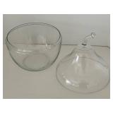 Vintage Large glass Pear Shaped Terrarium or container