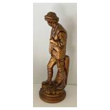 Antique Late 19th c by Eutrope Bouret Sans Famille Figurine - Bronze Boy In Hat