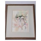 Original Watercolor by Minneapolis Local Artist Louise Gabbert