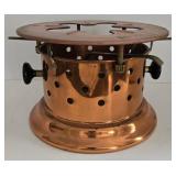 Vintage Copper Spring Warmer Stove - Made in Switzerland