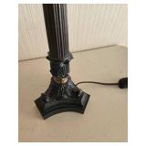 Antique Empire-Style Columnar Table Lamps - Pair