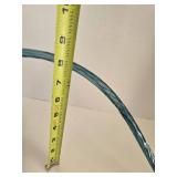 Decorative Purple Glass Flower Bloom & Teal Stem