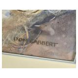 Girl Scout Original Framed Watercolor Art by Don Gabbert