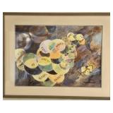Girl Scout Original Framed Watercolor Art by Don Gabbert