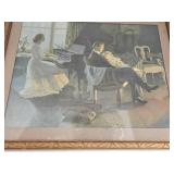 Albert Herter Just A Song at Twilight Print (1908) Smithsonian Collection