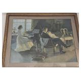 Albert Herter Just A Song at Twilight Print (1908) Smithsonian Collection