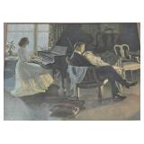 Albert Herter Just A Song at Twilight Print (1908) Smithsonian Collection